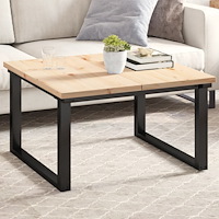 vidaXL Bordsskivor 2 st 80x40x2,5 cm rektangulär massiv furu