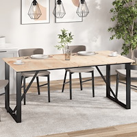vidaXL Bordsskivor 4 st 90x45x1,7 cm rektangulär massiv furu