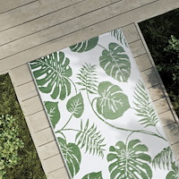 vidaXL Utomhusmatta ARAKIL grön 80x150 cm PP