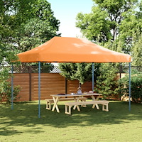vidaXL Pop-Up hopfällbart partytält 292x292x315 cm orange