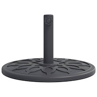vidaXL Parasollfot för Ø38 / 48 mm stolpar 12 kg rund