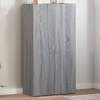 vidaXL Dokumentskåp grå sonoma 60x32x115 cm konstruerat trä