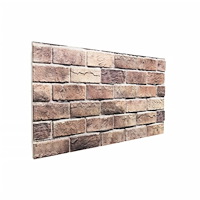 vidaXL Väggpaneler 3D 10 st brun 100x50 cm EPS