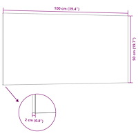 vidaXL Väggpaneler 3D 10 st brun 100x50 cm EPS