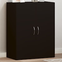 vidaXL Dokumentskåp svart 60x32x77,5 cm konstruerat trä
