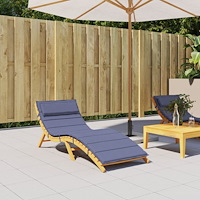 vidaXL Dyna till solsäng marinblå 180x60x4 cm oxfordtyg