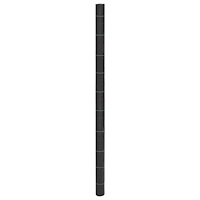vidaXL Ogräsmatta svart 2x10 m PP