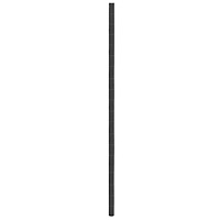 vidaXL Ogräsmatta svart 4x25 m PP