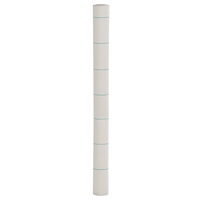 vidaXL Ogräsmatta vit 1,5x150 m PP