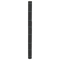 vidaXL Ogräsmatta svart 1,5x25 m PP