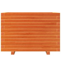 vidaXL Odlingslåda vaxbrun 70x40x49,5 cm massiv furu