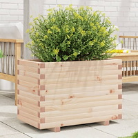 vidaXL Odlingslåda 70x40x49,5 cm massivt furuträ