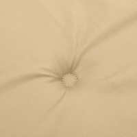 vidaXL Bänkdyna melerad beige 150x50x7 cm tyg