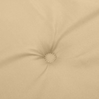 vidaXL Bänkdyna melerad beige 180x50x7 cm tyg