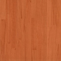 vidaXL Bordsskiva rund vaxad brun Ø80x2,5 cm massiv furu