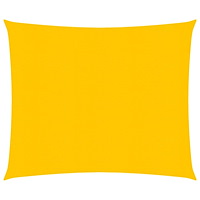 vidaXL Solsegel 160 g/m² fyrkantig gul 4,5x4,5 m HDPE