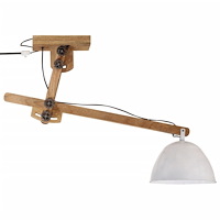vidaXL Taklampa 25 W vit 105x30x65-108 cm E27