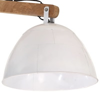 vidaXL Taklampa 25 W vit 105x30x65-108 cm E27