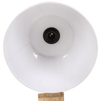 vidaXL Golvlampa 25 W vit 45x45x120 cm E27