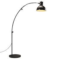 vidaXL Golvlampa 25 W svart 150 cm E27