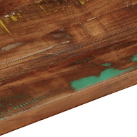 vidaXL Bordsskiva 120x70x2,5 cm rektangulär massivt återvunnet trä