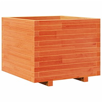 vidaXL Odlingslåda vaxbrun 60x60x49,5 cm massiv furu