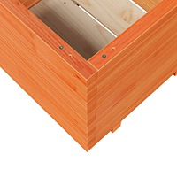 vidaXL Odlingslåda vaxbrun 60x60x49,5 cm massiv furu