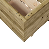 vidaXL Odlingslåda 60x60x49,5 cm impregnerat furu