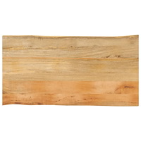 vidaXL Bordsskiva 110x60x2,5 cm levande kant massivt mangoträ