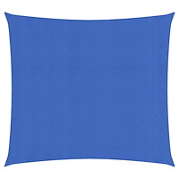 vidaXL Solsegel 160 g/m² fyrkantig blå 5x5 m HDPE