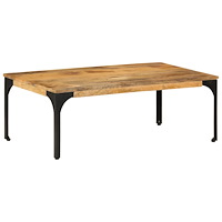 vidaXL Soffbord 100x55x35 cm massivt mangoträ