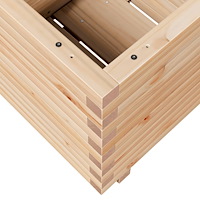 vidaXL Odlingslåda 50x50x49,5 cm massivt furuträ