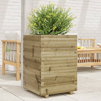vidaXL Odlingslåda 50x50x72 cm impregnerat furu
