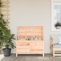 vidaXL Dynbox för trädgården 99x50x56,5 cm massivt granträ