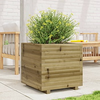 vidaXL Odlingslåda 50x50x49,5 cm impregnerat furu