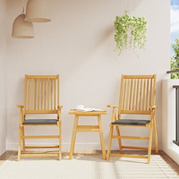 vidaXL Sittdynor för trädgården 4 st antracit 45x45x2 cm fyrkantig