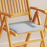 vidaXL Sittdynor för trädgården 6 st ljusgrå 45x45x2 cm fyrkantig