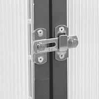 vidaXL Växthus med ram antracit 224x169x195 cm aluminium