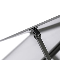 vidaXL Växthus med ram antracit 224x169x195 cm aluminium