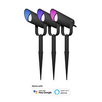 Hombli Outdoor Smart Spot Light 3-pack RGB CCT Black