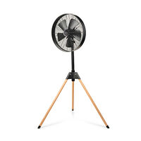 TAURUS Tripod Fan Forest 5 Blades Black