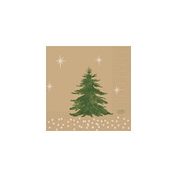 Duni Servett DUNI Trees 3-lags 24x24cm 50/fp