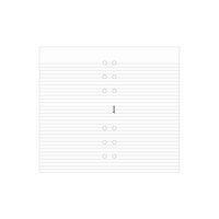 Filofax Filofax Personal white ruled notepaper refill