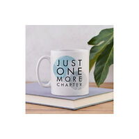 BOOKISHLY Literary Mug - "Just One More Chapter" - Marble Design (häftad, eng)