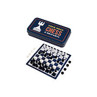 REX LONDON Travel chess and draughts game in a tin (häftad, eng)