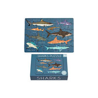 REX LONDON Matchbox jigsaw puzzle - Sharks (häftad, eng)