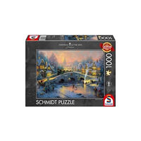 Asmodee Spirit of Christmas by Thomas Kinkade - 1000 Piece Schmidt Puzzle