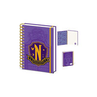 Pyramid International Wednesday (Nevermore Shield) A5 Wiro Notebook (häftad, eng)