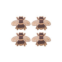 SASS & BELLE Sass & Belle Wooden Bee Coasters - Set Of 4 (häftad, eng)