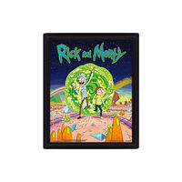 Pyramid International Rick And Morty (Portal) 10 x 8" 3D Lenticular Poster (Framed) (häftad, eng)